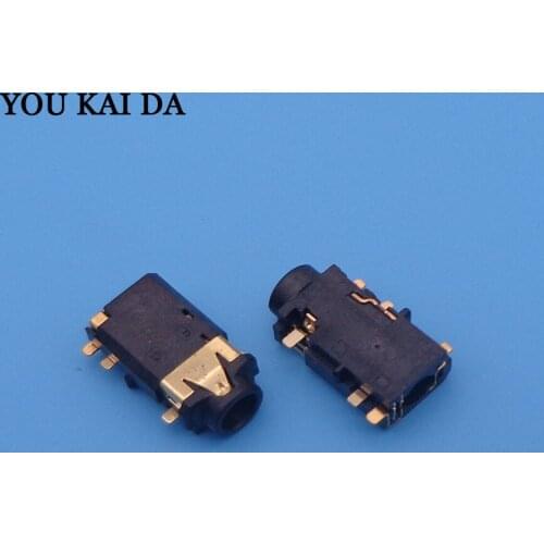New 6 Pins Mic Socket,Audio Jack, 3.5mm Headphone Port for Lenovo Dell Etc Notebook Audio Connector, 10pcs/lot