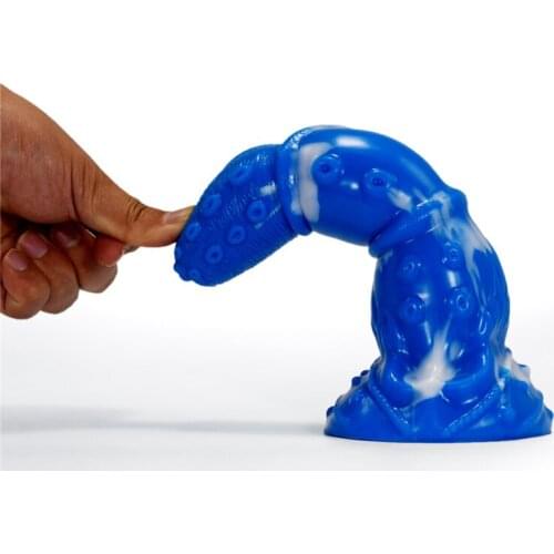 New Big Dildo Prostate Massage Big Anal Plug Anal Toy Silicone Dildo Adult Interest Female Masturbation Device Color Sex Article