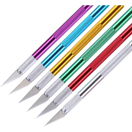 11Pcs/Lot Art Knifes Wood Carving Tools Razor Leather Fruit Food Craft Sculpture Cutting PCB Repair Engraving Scalpel DIY facas