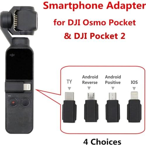 Osmo Pocket 2 Smartphone Adapter Phone Connector Micro USB TYPE-C Android IOS Connector For Smart Phone for DJI OSMO Pocket