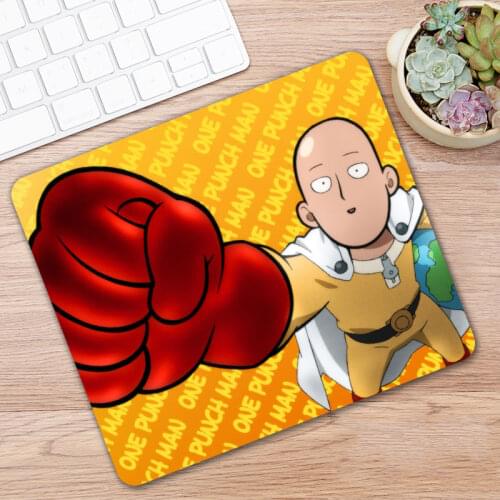 Patterned One Punch Man Computer Game Carpet Mouse Pad Anti Slip Mousepad Gaming Mice Mat for PC Laptop Desktop Computer