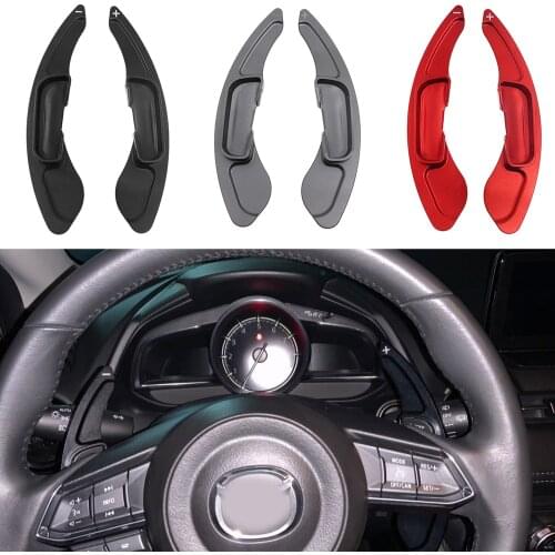 Car Steering Wheel Shift Paddle Extension Shifter For Mazda 3 6 CX-4 CX4 2013 CX5 CX-5 2016~2018 for Atenza Axela 2014-2018