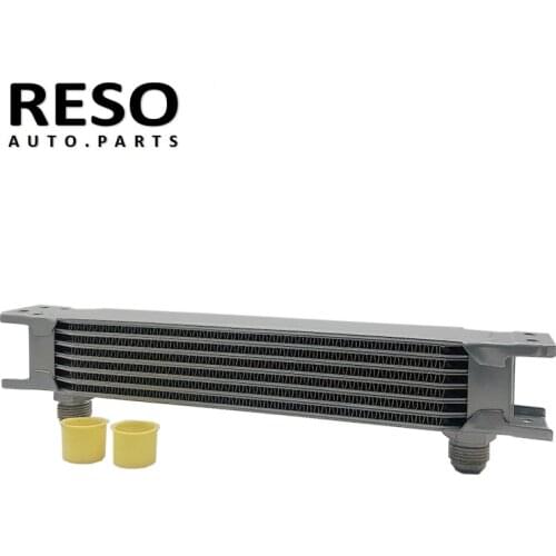 RESO-7 rows AN-10 New style Silver/Black Aluminum Universal Engine transmission oil cooler