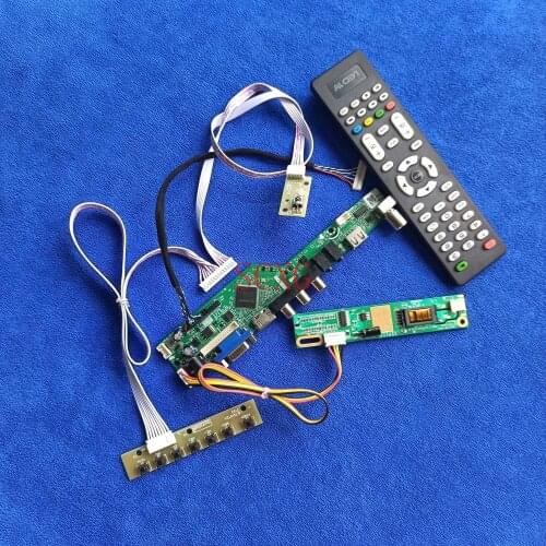 USB VGA HDMI-compatible 1024*768 20Pin LVDS For LTM14C453K/LTM14C500Z/LTM14C501E Signal Analog Kit1CCFL LCD display driver board