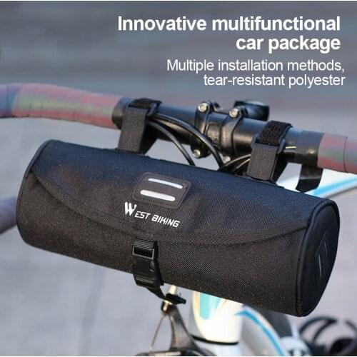 Bicycle Large Cylinder Bag Beam Hanging Handle Head Bag Mountain Road Bike Top Front Tube Bag Riding Cycling Accessories