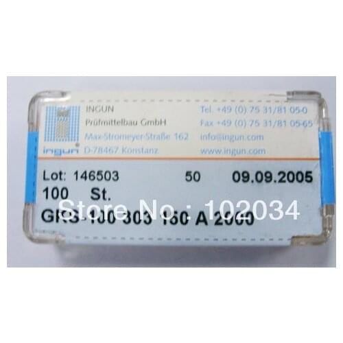 100PCS/LOT INGUN GKS-100-303-150 GKS-100 303 150 A 2000 Spring Test Probe Pogo Pin made in Taiwan