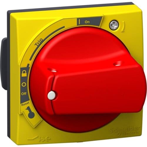 Circuit Breaker Control Accessory Universal Rotating Handle Knob (for Tesys G V2, tesys G V3 and Tesys U), IP54, Red GVAPR54