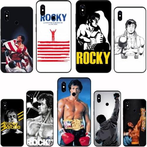 Rocky Balboa Phone Case For Xiaomi Mi A1 A2 5 6 6PLUS 8 9 SE Lite MIX 2 2S MAX 2 3 Pocophone F1