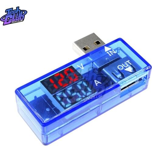 USB Electrical Power Charging Current Voltage Tester LCD Digital Voltmeter Ammeter Monitor Doctor Voltmeter Ammeter Dual Display