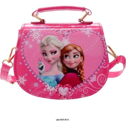 Disney New arrivals girl cute mini messenger bag fashion children princess pu handbag kids Frozen Elsa girls Shoulder mini bag