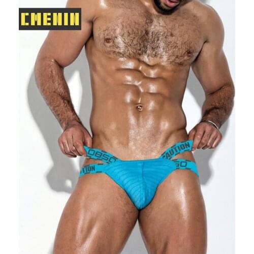 CMENIN Cotton Underpants Gay Men Sexy Mans Underwear Thong Men Jockstrap Quick Dry Mens Thongs And G strings U Pouch BS3501
