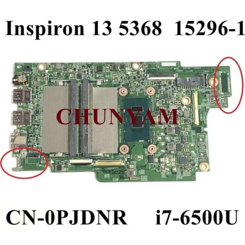 NEW 15296-1 w/ i7-6500u For DELL Inspiron 13 5368 15 5568 Laptop Notebook Motherboard CN-0PJDNR PJDNR Mainboard 100% tested