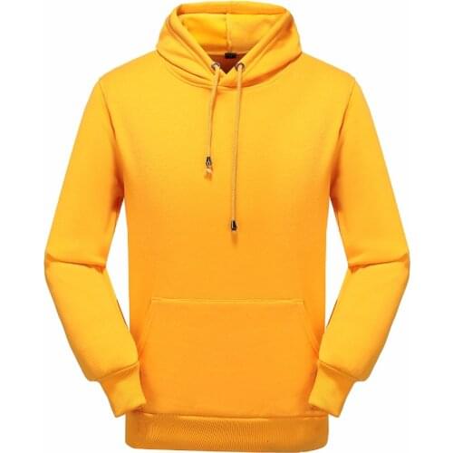 Cool Hockey Free shipping cheap blank yellow hockey hoodies Sweatshirt in stock