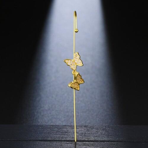 Emmaya Cute Style Jewelry Simplicity Style Earring For Women Beautiful Butterflies Shape Ornament Wedding Party Fancy Gift