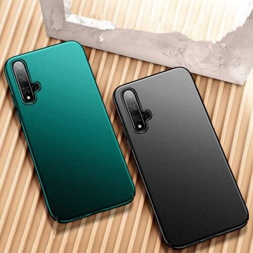 Slim Matte Case for Huawei Nova 6 5 pro 5T honor 20 20s 9X pro V30 View 30 Shockproof Cover honor view 30 pro cases BACK COVER