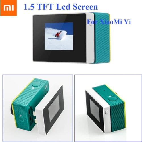 For Xaiomi Yi lcd Screen 1.5" Color TFT Extend Screen For Xiaomi Yi LCD Display monitor Xiaoyi Action Sport Camera Accessories