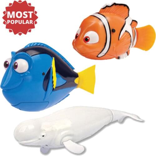 1 Pcs Flash Swimming Electronic Pet Robot Fish Bath Toys for Children Kids Battery Powered Swim Robotic Fishing Tank Decoration