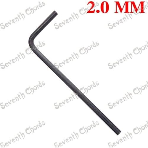 10 Pcs 2mm L Wrench Hex key Allen Wrench Hexagon Key for Electric Bass Guitar Bridge or Tone volume Knobs Adjust Repair tool