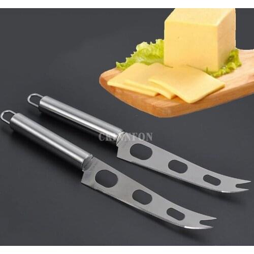 100Pcs/Lot Durable Household Utility Pizza Cutter Butter Knife Kitchen Tool Cheese Slicer