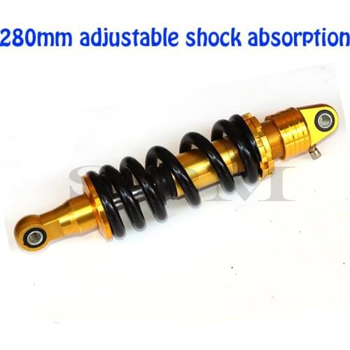 280mm long motorcycle with air nozzle rear shock absorber rear fork modified shock absorber
