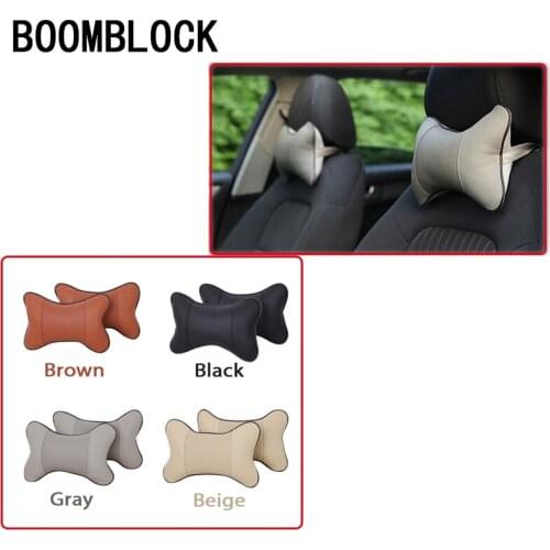 Car Genuine Leather Cushion Covers Pillow For Citroen C4 C5 C3 berlingo Renault Megane 2 3 Captur Logan Scenic 2 Dacia Duster