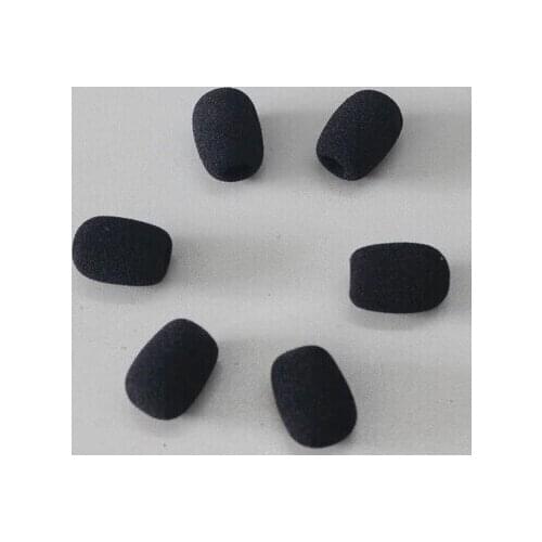 Free Shipping Replacement black Foam microphone cover mic foam headsets headphones windscreen headset foam headphones 20pcs/lot