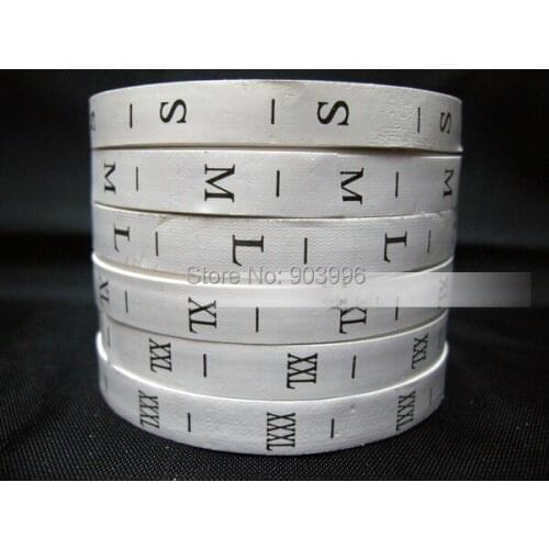 Free shipping woven cloth/GARMENT size lable,Wholesale woven SIZE LABEL for clothing Printed label washing mark,1000pCS/LOT