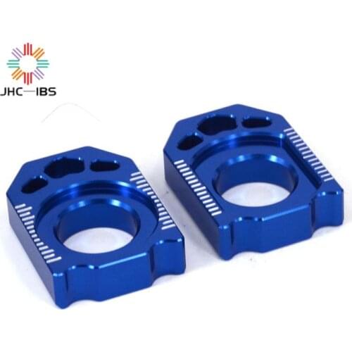 Motorcycle Rear Axle Chain Adjuster Blockr For Yamaha YZ 125 250 250F 450F 125X 250X YZ250FX YZ450FX WR250F WR450F WR250R WR250X