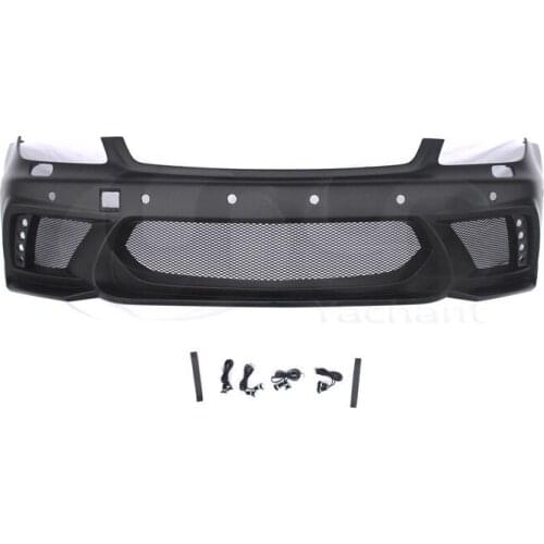 Fiber Glass FRP Bodykit 2 Bumpers Bars Fit For 2005-2010 MB W219 CLS Sedan Waald Style Front & Rear Bumper Shipping to Airport