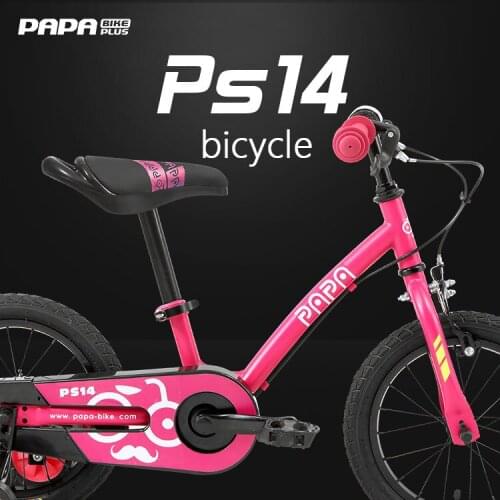 Papabike Kids Bike 14 Inch Bicycle Kids Bike Aluminum Lightweight PS14