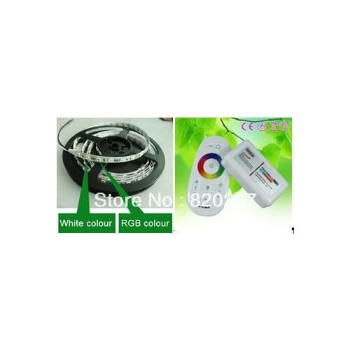 DHL EMS Free Shipping 2lots RGBW RGBWW 4Channel Strip Set 5m Reel 12V 5050 SMD 300+RGBW Wifi Compatible Controller