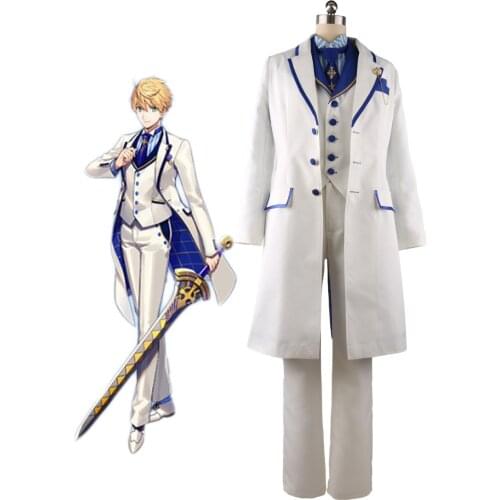 Fate Grand Order FGO Saber King Arthur Cosplay Costume Full Set