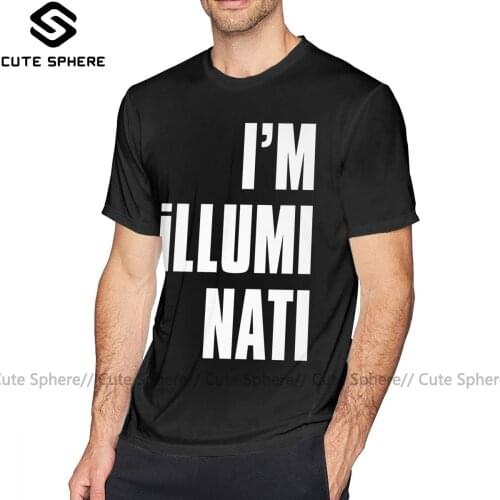 Illuminati T Shirt Skam - Isak I Am Illuminati T-Shirt Short Sleeve Printed Tee Shirt Man Casual Funny 5x Tshirt