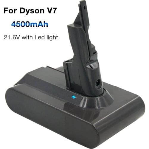 21.6V 4500mAh Lithium Rechargeable battery for Dyson V7 FLUFFY V7 Animal V7 Motorhead Pro Vacuum Cleaner Replacement Parts