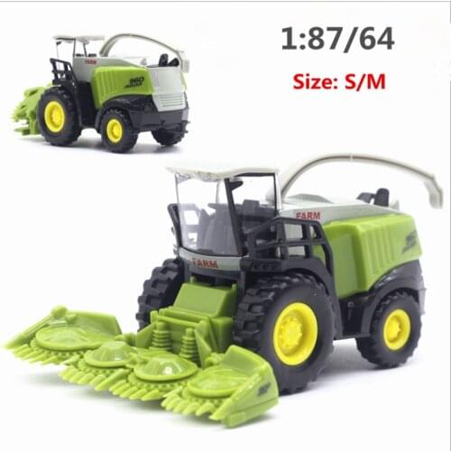 1:87 HO Scale Alloy Simulation Farmer Engineering Transportation Vehicle Model for Sand Table Scene Decoration