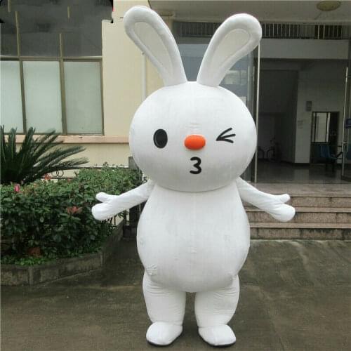 New Happy Carnival Mascot Halloween Rabbit Cosplay Performance Costume Adult Use Birthday Party Advertising Parade Set