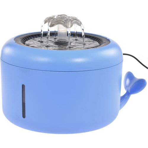 2L Pet Water Fountain Swan Neck Shaped Cat Water Dispenser USB Charging Automatic Power-off Drinking Fountain for Cats Dogs