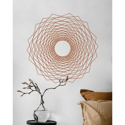 Sacred Geometry Removable Wall Stickers for Living Room Home Art Decoration Vinyl Wall Decals Poster Home Bedroom Decor N223