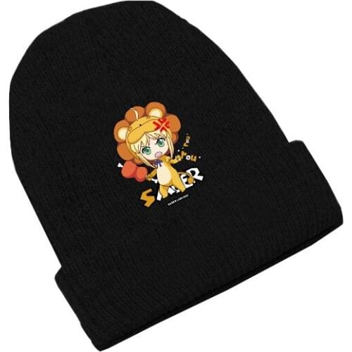 FGO Fate Grand Order Joan Anime Skullies Caps Knitted Beanies Winter Warm Hats Men Women Boys Girls Gift Elastic