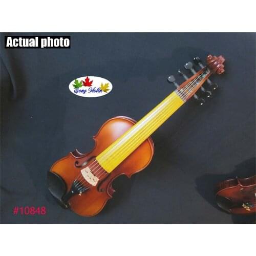 Hand made SONG Strad style 7 strings 4/4 violin, Great sound #10848