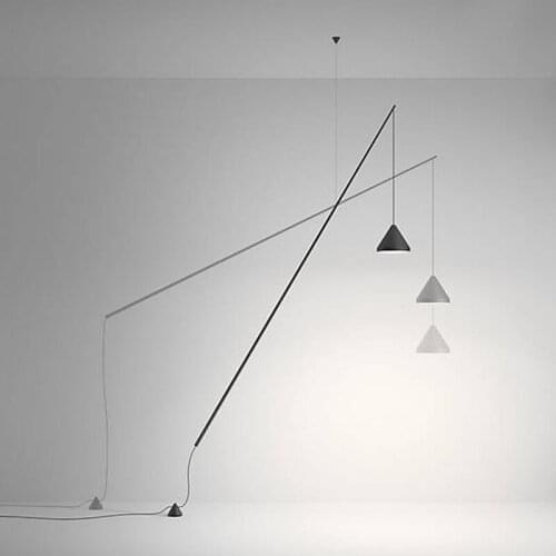 Modern Line Pendent Lights Nordic Minimalist Hang Lamp For Living Room Study Dector Light Fixeures Home E27 Luminaire Suspension