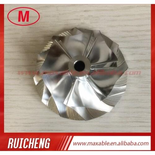 TE06H 16M 49185-40700 49185-01041 48.04/68.01mm 6+6 blades Turbo Billet/aluminum 2024/milling compressor wheel for 49179-02250