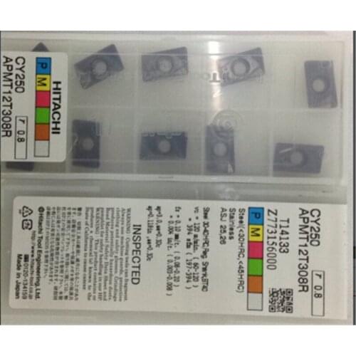 Free shipping CY250 APMT12T308R carbide insert tungstan turning tool 10PCS/LOT