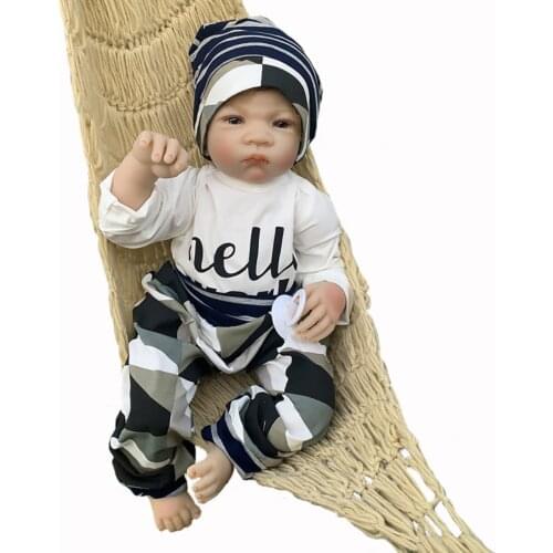 AWW! Lifelike Reborn Baby Doll Toddler Boy 20" Newborn Boneca Renascida Bebe Realistic Berenguer From OtardDoll