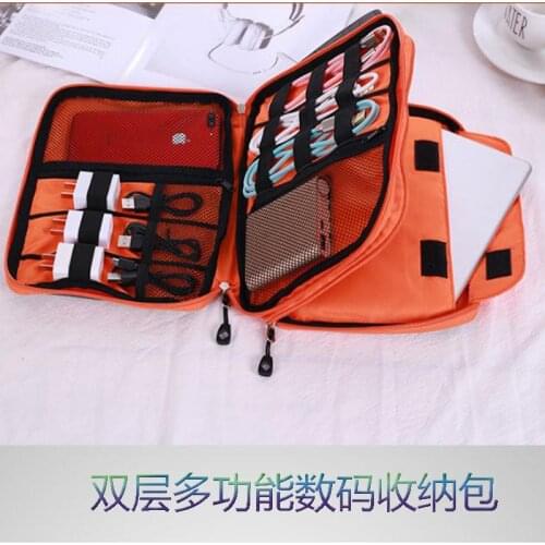 LTZFTL waterproof bag USB data cable earphone wire pen power bank travel bag kit case digital gadget devices organizer bag