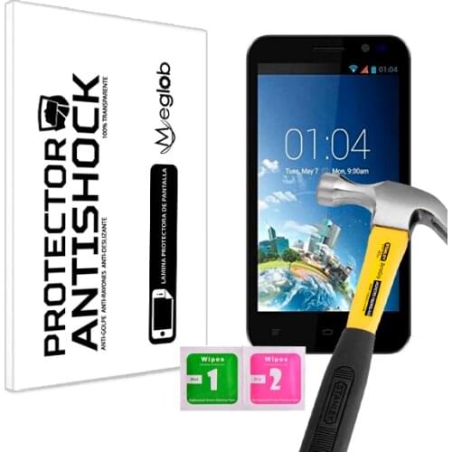Protector de Pantalla Anti-Shock Anti-Golpe Anti-arañazos Compatible con Kazam Tornado 2