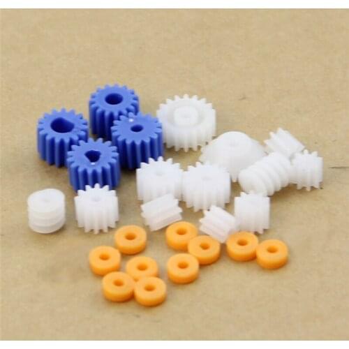 16 Kinds Shaft Gears Spindle Gears Gear-B 2MM 2.3MM 3MM 3.17MM 4MM Worm Plastic