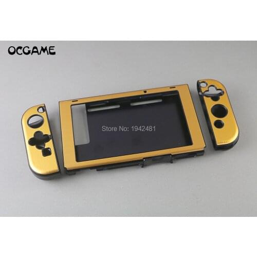 2sets Aluminum Protective Cover Skin Shell for Nintend Switch Game Console Anti Scratch Protect Case Shell