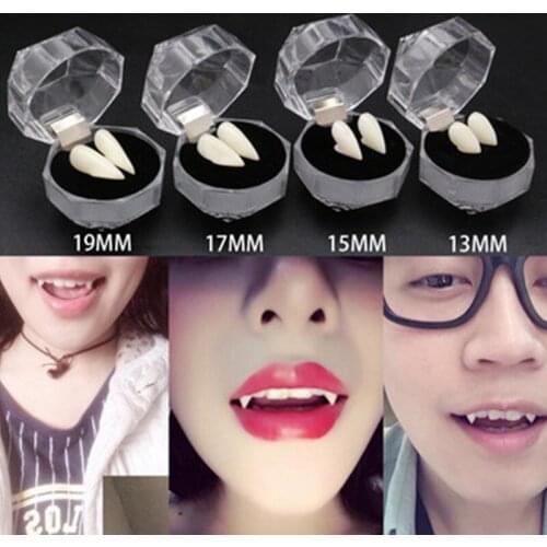 2021 Halloween Cosplay Tooth Toy Decoration Zombie Dentures Zombie Costume Horror Witch Decor Resin Braces Fangs выдвижные клыки