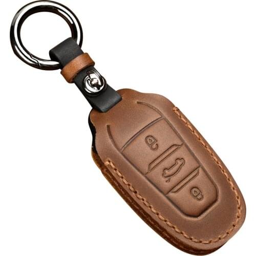 Car key fob case cover for Peugeot 508 301 2008 3008 4008 407 408 Citroen C5 C6 C4L CACTUS C3XR DS Auto Accessories
